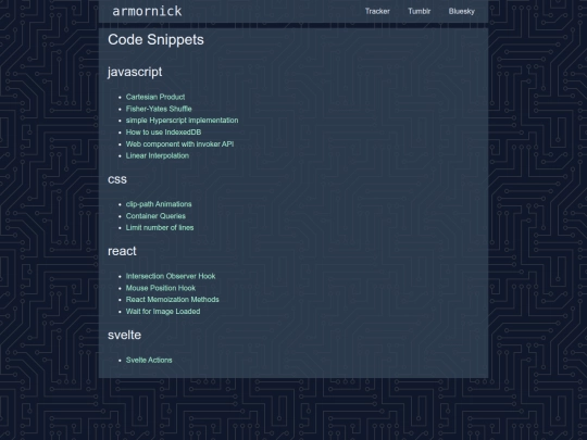 snippets screenshot