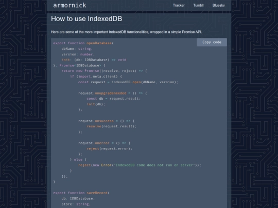 snippets/indexeddb screenshot