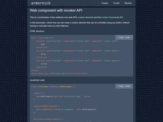 snippets/invokers-api screenshot