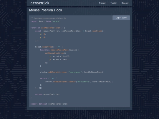 snippets/mouse-position-hook screenshot
