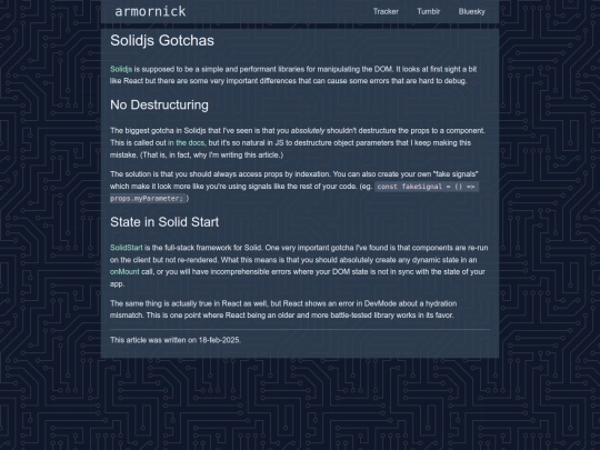 solidjs-gotchas screenshot
