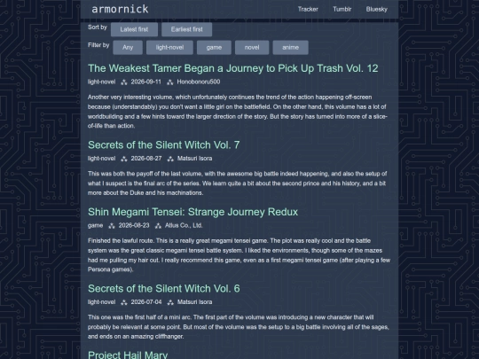 tracker screenshot