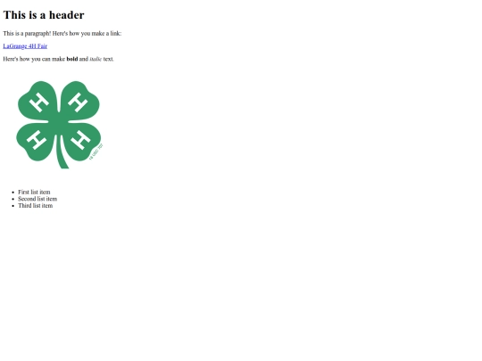 example screenshot