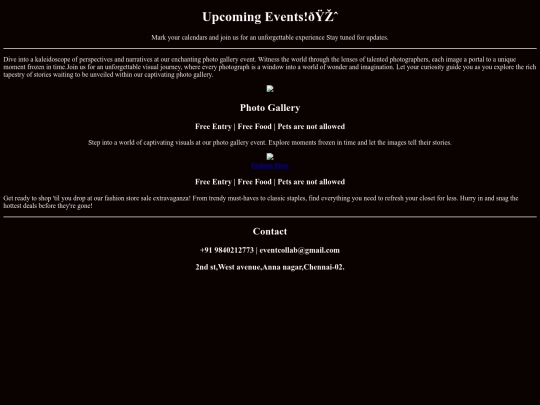 Event/event screenshot