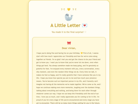letter screenshot