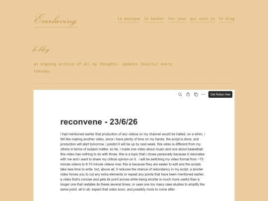 blog screenshot