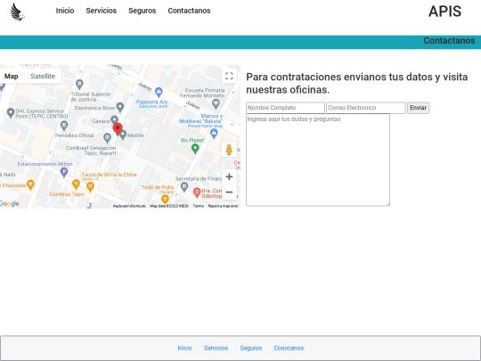 seguros/Contactanos screenshot