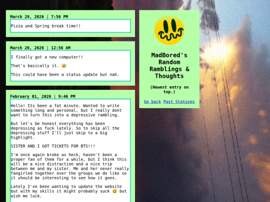 miniblog screenshot