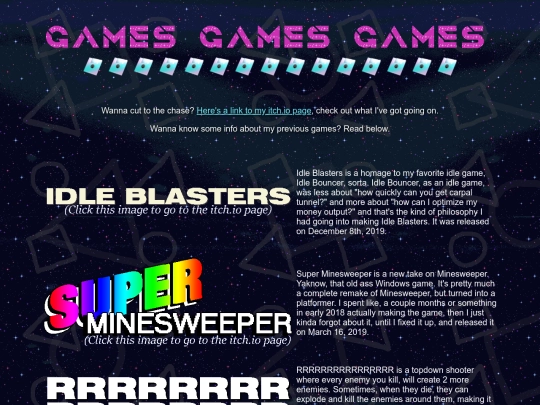 games screenshot
