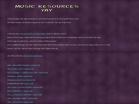 resources screenshot
