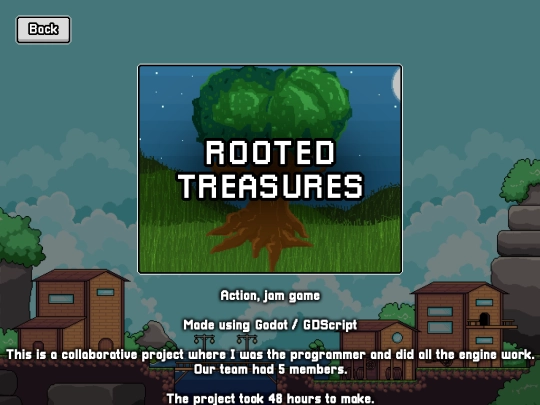 rooted-treasures screenshot