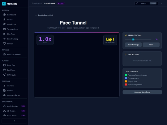pace-tunnel screenshot