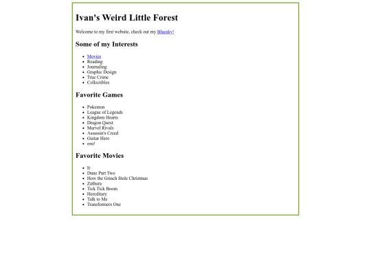 index screenshot