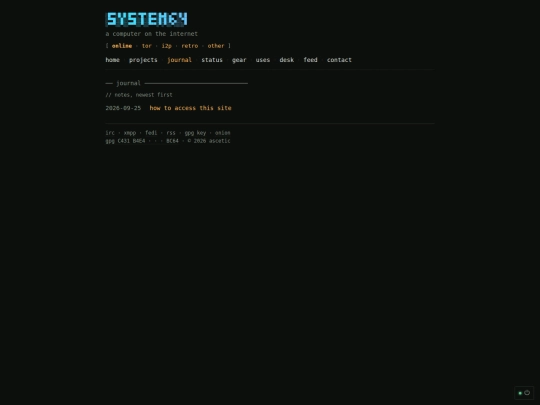 journal screenshot