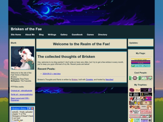 blog screenshot