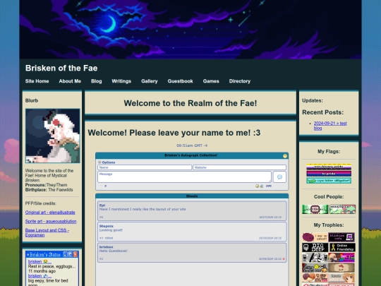 guestbook screenshot