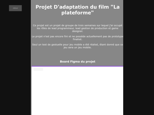 Plateforme screenshot