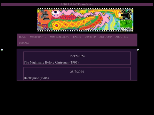 movies/TBurton screenshot