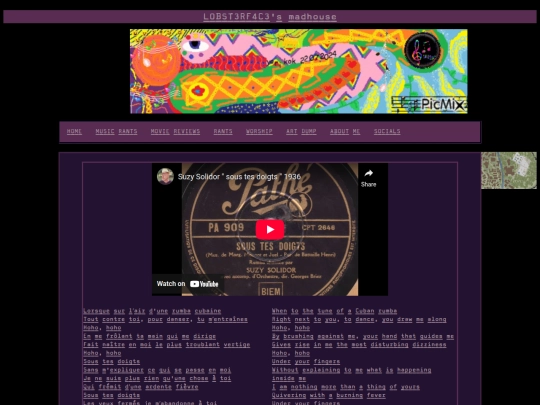 music/lesbian-music-project/Suzy-Solidor/disc1/13sous-tes-doigts-lyrics screenshot