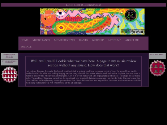 music/williamhellfire screenshot