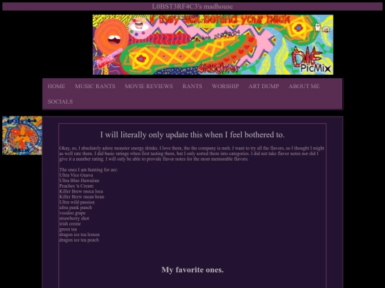 rants/monster screenshot