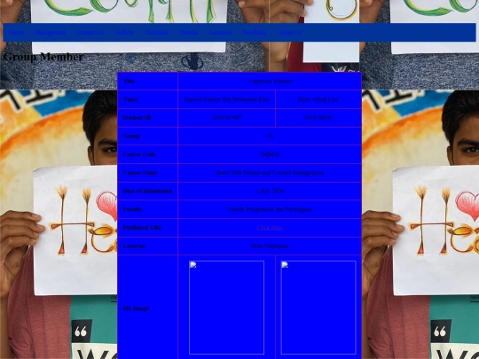 aboutme screenshot