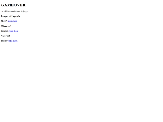gameover screenshot