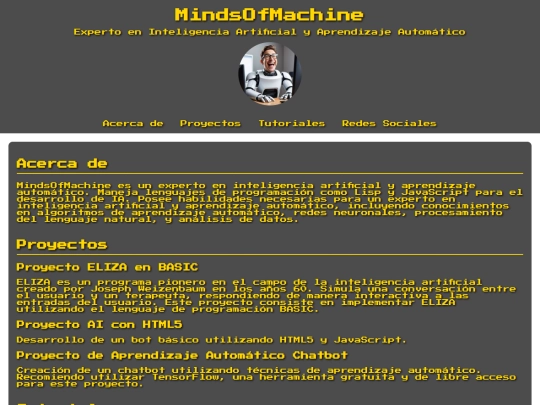page/MindsOfMachine screenshot