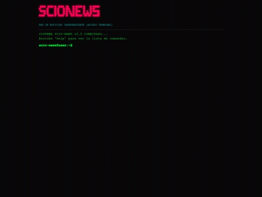 page/sciomedios/news screenshot
