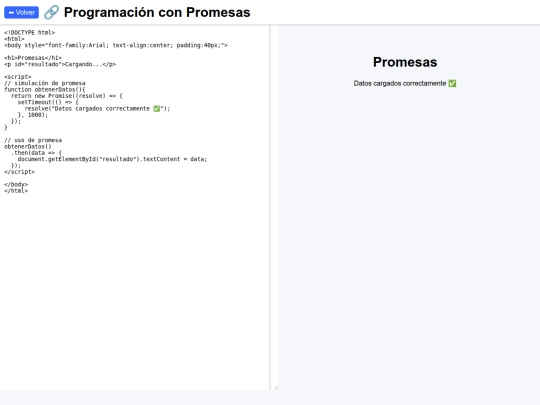 page/vainilla/ejemplos/promesas screenshot