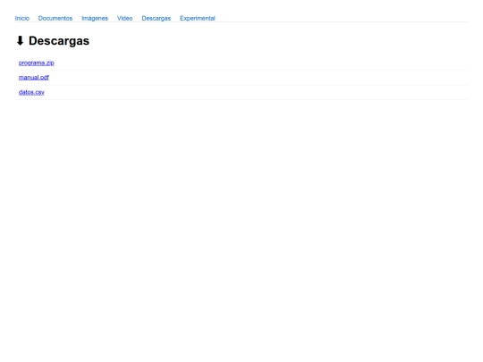 page/zone/downloads screenshot