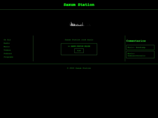 radio/saxumstation/music screenshot