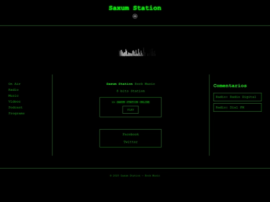 radio/saxumstation/version screenshot