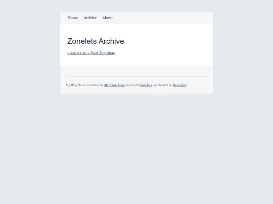 site/Zonelet/archive screenshot
