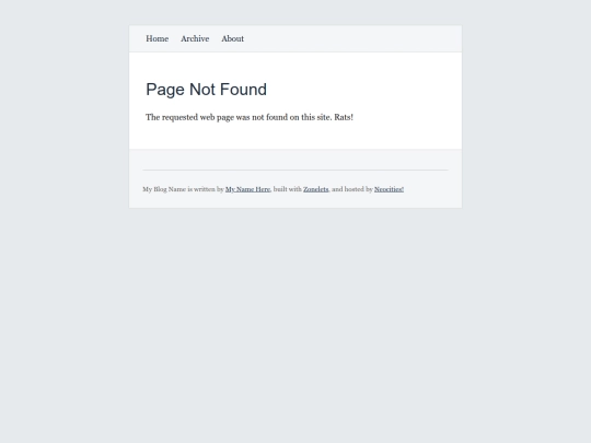 site/Zonelet/not_found screenshot