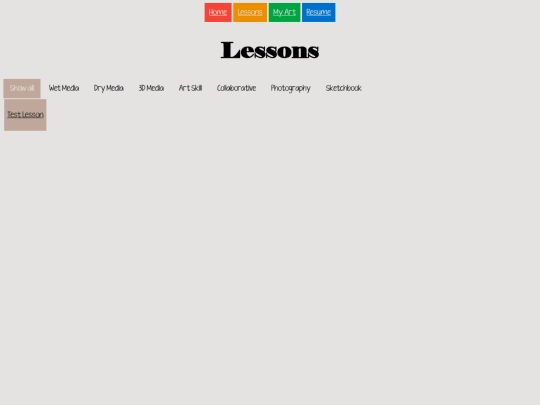 lessons screenshot