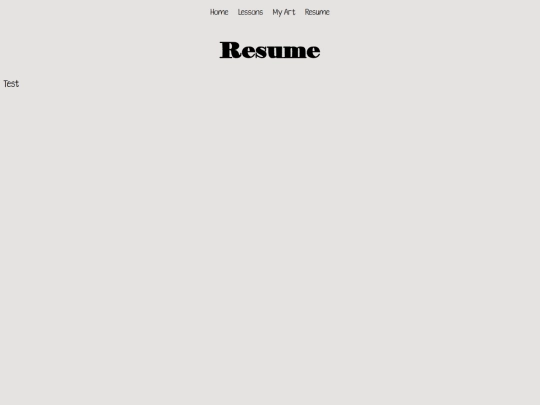 resume screenshot