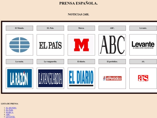 index screenshot