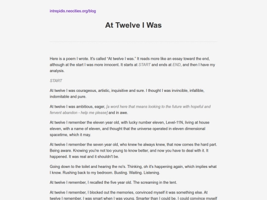blog/post/at-twelve-i-was screenshot