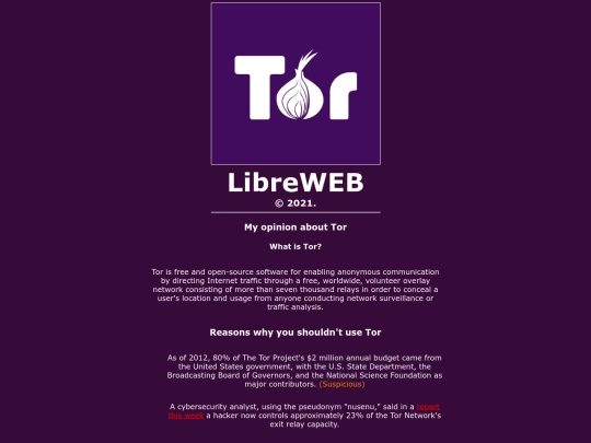 torproject screenshot