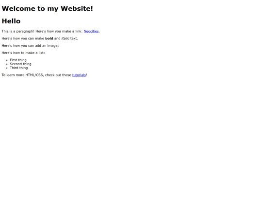 index screenshot