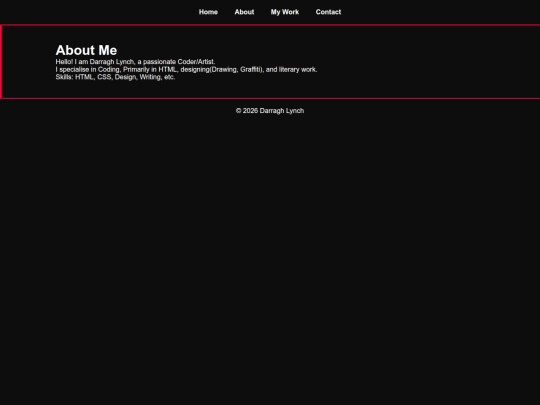portfolio/about screenshot