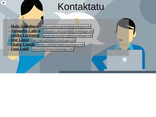 Kontaktatu screenshot