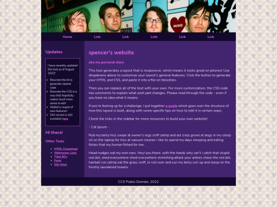 testing screenshot