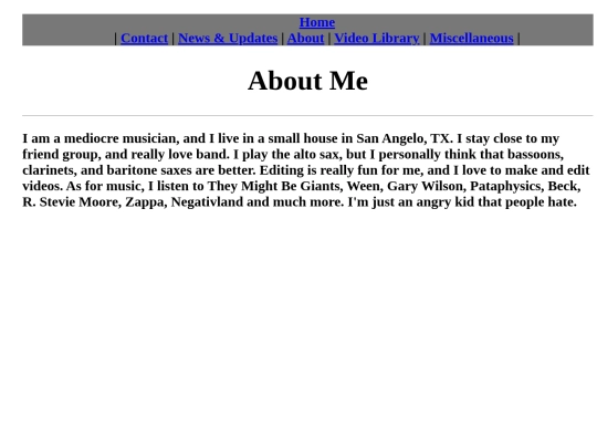 AboutMe screenshot