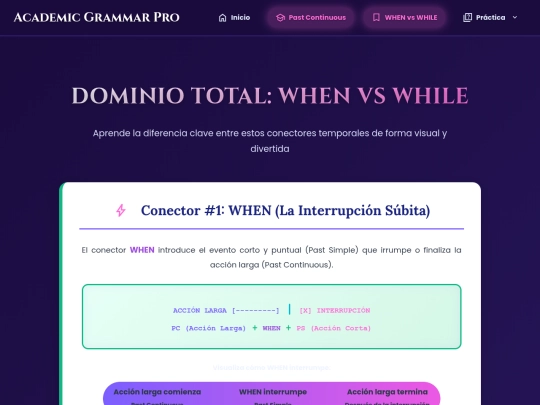 Academia Grammar Pro/Inicio/informacion 2 screenshot