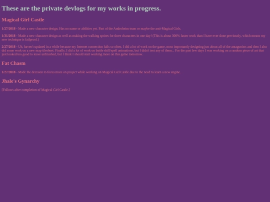 devlogs screenshot