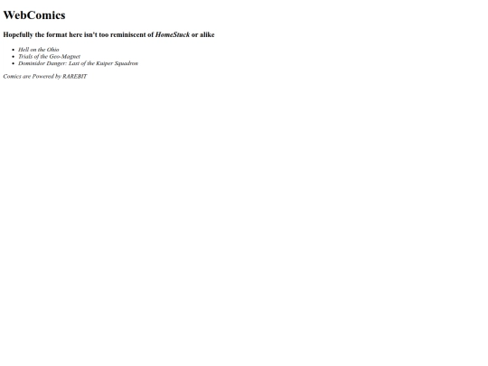 WebComics screenshot