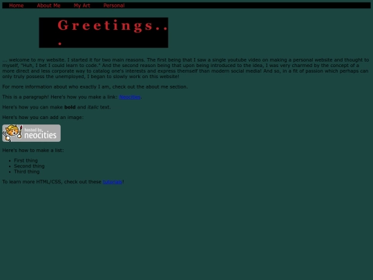 index screenshot