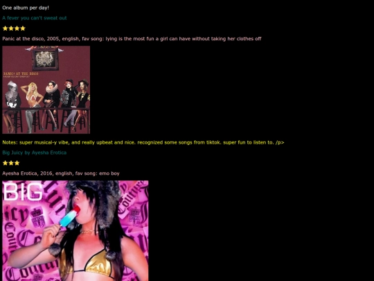 albums screenshot
